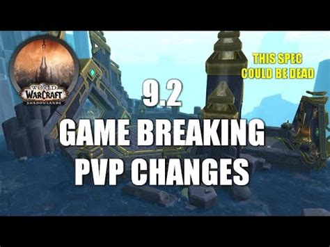 Shadowlands Game Breaking Pvp Changes Youtube