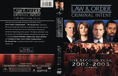 Law & Order Criminal Intent - Year 2 - TV DVD Scanned Covers - Law Order Criminal Intent - Year ...