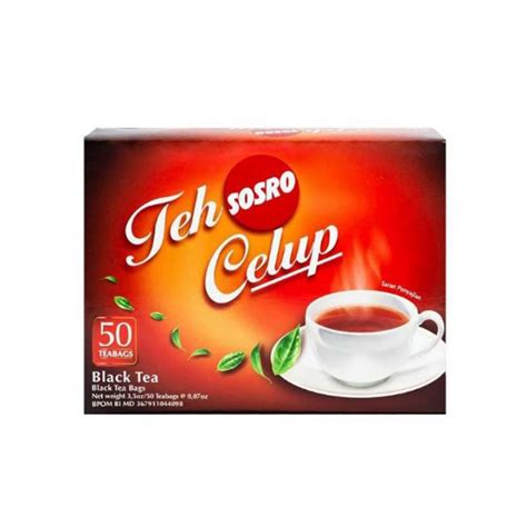 Jual SOSRO Teh Celup Hitam Kantung Celup Sachet Gula Shopee Indonesia