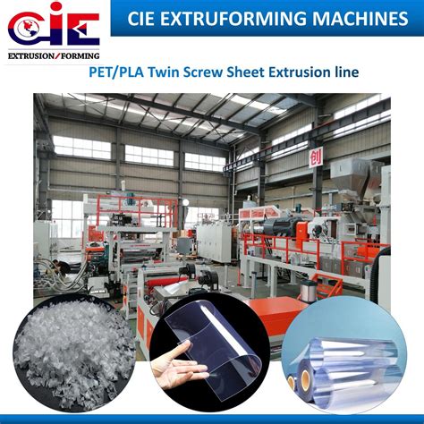 Plastic Apet Sheet Extruder Machine Apet Sheet Extrusion Line Making