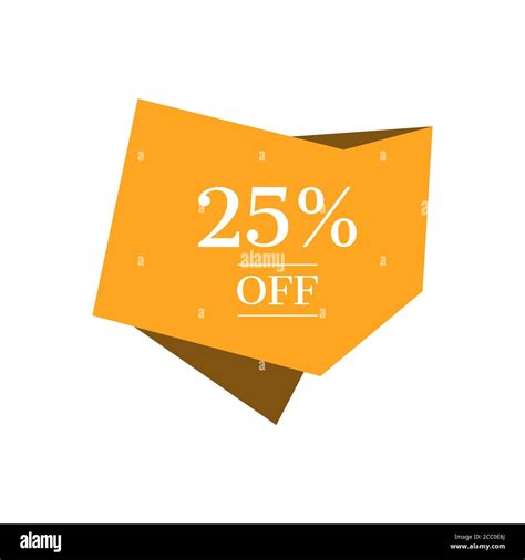 25 Off Sale 25 Percent Discount Marketing Promotional Poster Banner