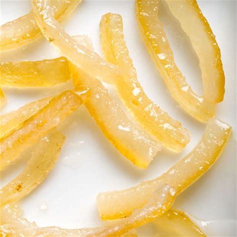 Candied Lemon Peel | Keto Recipes