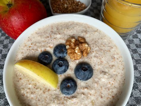 Buchweizen Porridge Mit Apfel Und Waln Ssen Rezept Kochenohne