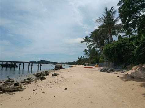 Taling Ngam Beach - Restaurants, Bars & Snorkeling Map, Koh Samui