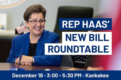 Rep. Haas Hosts 2023 New Bill Roundtable - Jackie Haas