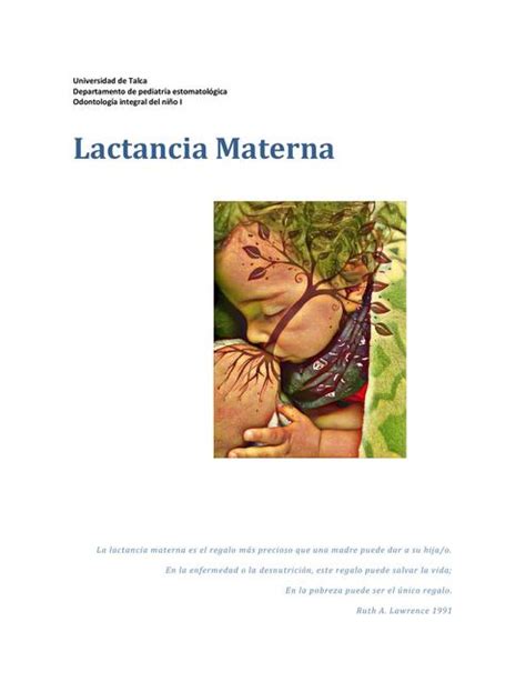 Lectura dirigida Lactancia materna Daniela Sepúlveda uDocz