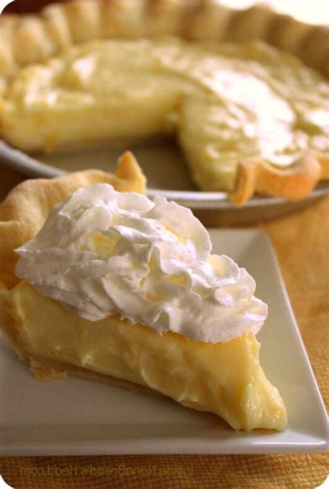 Lemon Sour Cream Pie