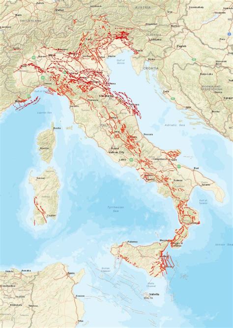 Terremoti Faglie Attive In Italia Vivi Green