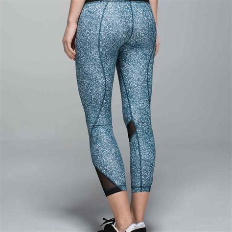 Lululemon Inspire Tight Ii Pebble Print Parfait Pink Gem