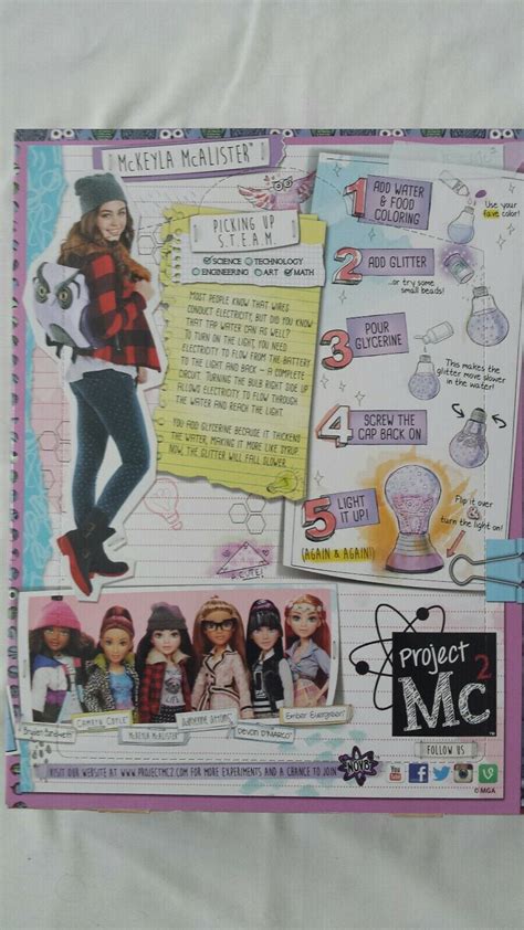 Nib Project Mc2 Experiments With Dolls Mckeyla S Glitter Light Bulb Ebay