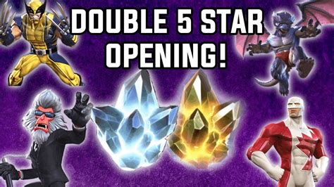 5 Star Crystal Opening Marvel Contest Of Champions Youtube