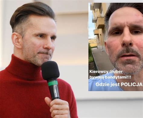 Pobity Marcin Bosak błaga policję o pomoc Zwrócił uwagę kierowcy w