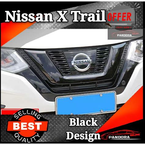 Nissan Xtrail Front Hood Bonnet Trim Black Cover Grill Trim Front Grill