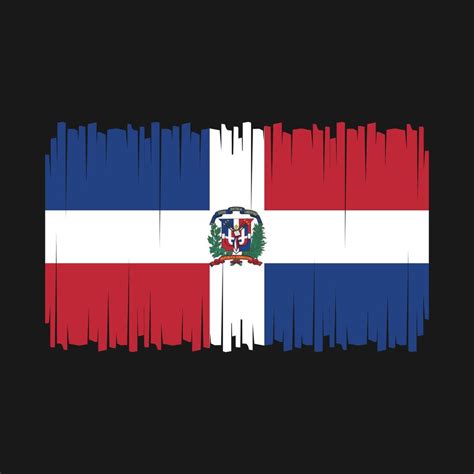 Dominican Republic Flag Vector 21981633 Vector Art at Vecteezy