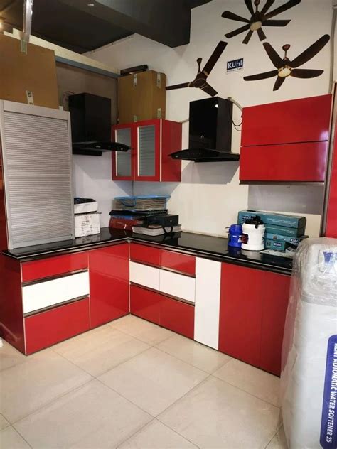 Modern L Shape Wooden Modular Kitchen At Rs 1400 Sq Ft In Varanasi ID