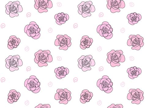 Seamless pattern of pink roses 36009234 Vector Art at Vecteezy