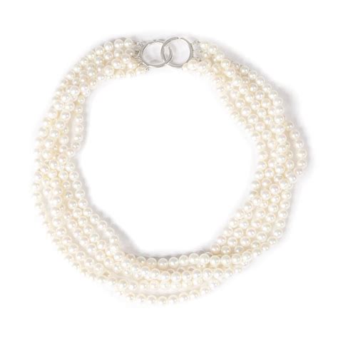 Tiffany And Co Paloma Picasso Torsade Pearl Necklace Oliver Jewellery