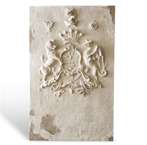 COAT OF ARMS WALL PLAQUE