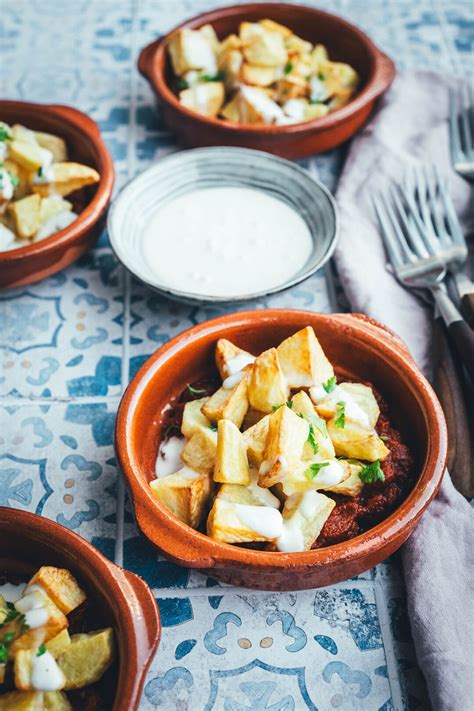 Patatas Bravas aus der Heißluftfritteuse moey s kitchen foodblog