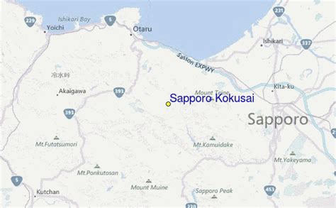 Sapporo Kokusai Ski Resort Guide Location Map Sapporo Kokusai Ski