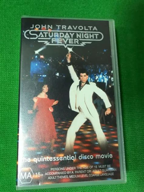 SATURDAY NIGHT FEVER VHS Video Tape John Travolta 9 00 PicClick AU