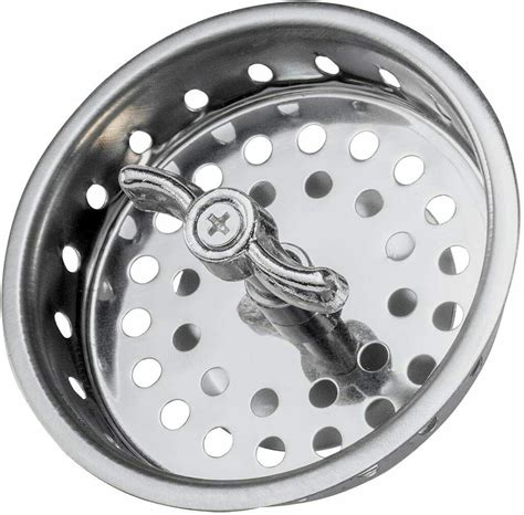 Kitchen Sink Strainer Basket Drain Stopper Spin And Seal Stainless Steel 3 12 Ebay