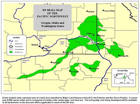 Palouse Region Map