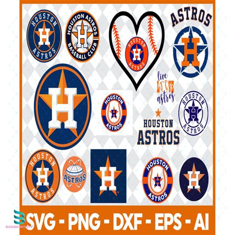 Houston Astros Svg Mlb Svg Baseball Svg File Baseball Log Inspire