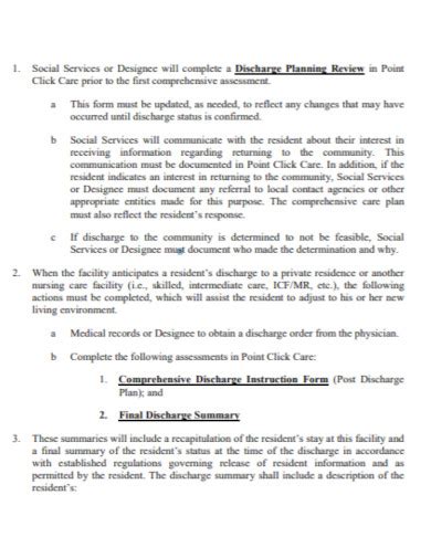 Discharge Summary Nursing Note Examples Format How To Write Pdf