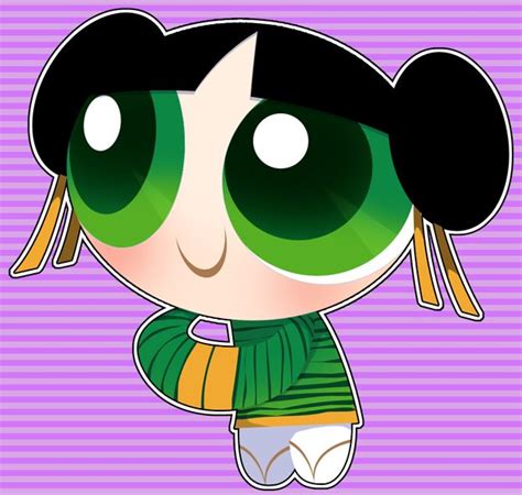 Can Chin Con Powerpuff Girls Cartoon Yunomi Powder Puff Ppg Buttercup Chin Cupcake Cactus