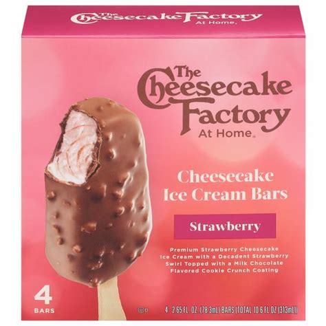 The Cheesecake Factory Ice Cream Bar Strawberry Publix Super Markets