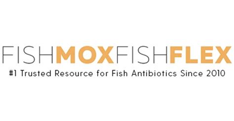 The Fishmoxfish Flex Logo Is Shown In Orange And Gray On A White