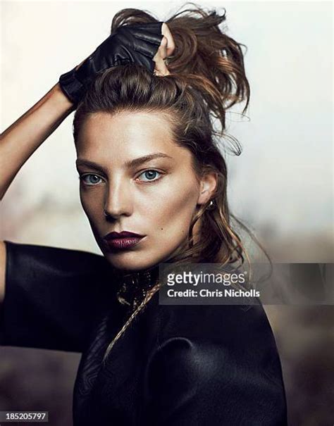 Daria Werbowy For Fashion Magazine Photos And Premium High Res Pictures