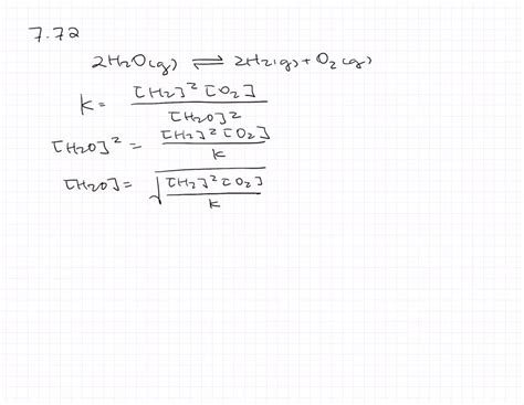 Solved Consider The Reaction Shown Below At A Certain Temperature H