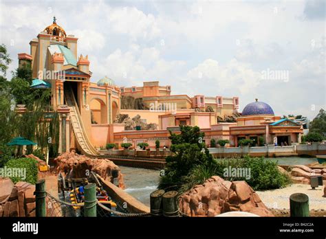 Journey to Atlantis Sea World Orlando Stock Photo - Alamy