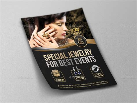 Jewelry Flyer Templates Vol 2 Print Templates GraphicRiver