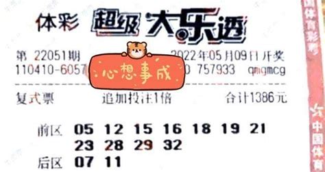 大乐透051期晒票！12012元胆拖票冲击3300万大奖，能否梦想成真奖金活动一等奖