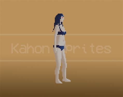 Pixel Art Sprite Female Bikini By C TestProject