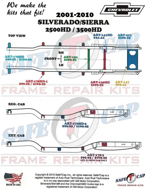 Chevy Truck Frame Repair Kit