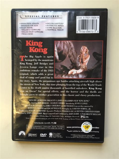 King Kong DVD 1976 For Sale Online EBay