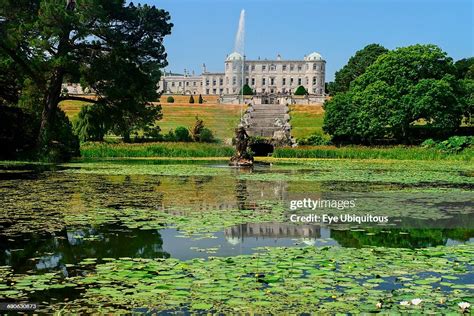 Ireland, County Wicklow, Enniskerry, Powerscourt House and Gardens ...