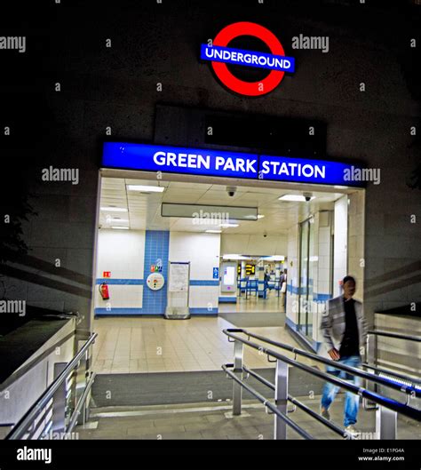 Green Park Underground Station City Of Westminster London England