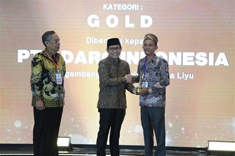 Desa Liyu Sabet Gold Di Csr Dan Pdb Awards Poros Kalimantan