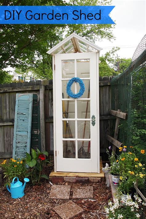 DIY Garden Shed from Upcycled Materials