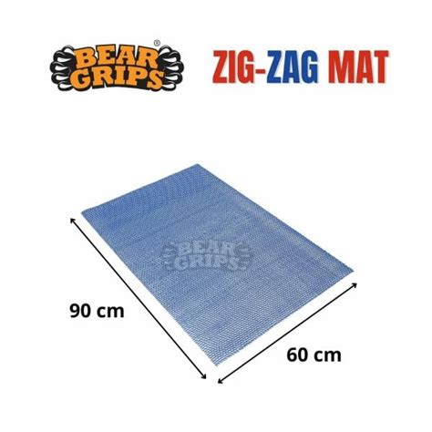 Bear Grips Zig Zag Anti Skid Pvc Mat For Floor Mm Thickness Color