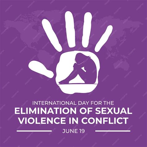 Premium Vector International Day For The Elimination Of Sexual