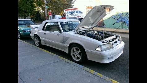 1993 Ford Mustang Lx 50 Convertible Triple White Saleen Clone