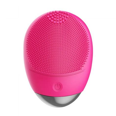 Sonic Facial Cleansing Brush Electric Silicone Face Brush And Massager Waterproof Rechargeable