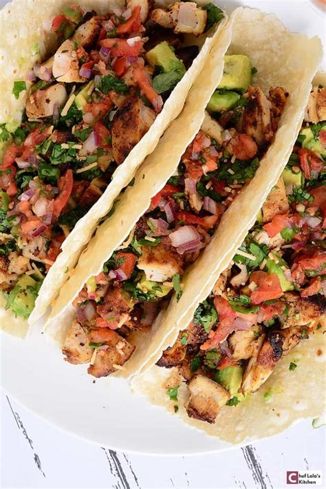 Easy Chicken Taco Recipe How To Make Chicken Tacos Chef Lolas Kitchen