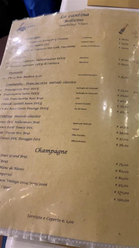 Menu Da La Baita Vecchia Malga Pub Bar Bologna Via Pescherie Vecchie